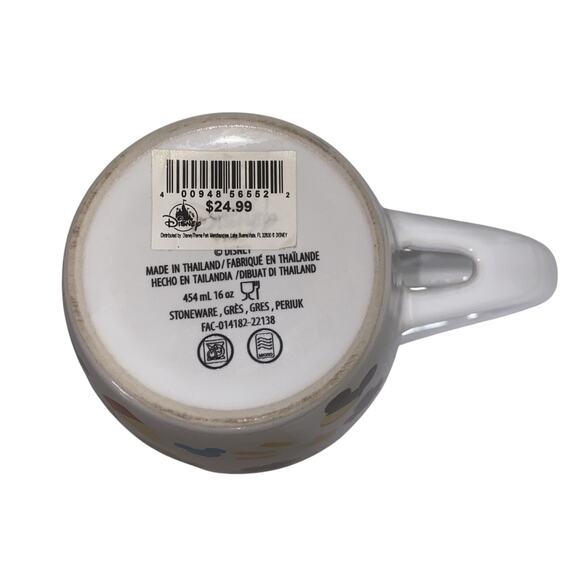 Mickey Mouse Disney Parks I’m Just Here Snacks 16oz Mug NWT Missing Spoon - Picture 5 of 6